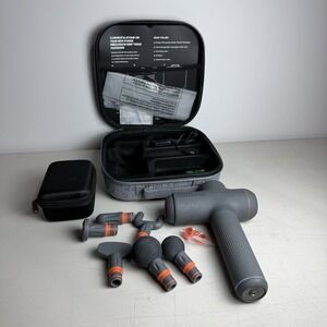 Sharper Image Power Percussion Deep Tissue Massager–Model 2437599–6 Attachments